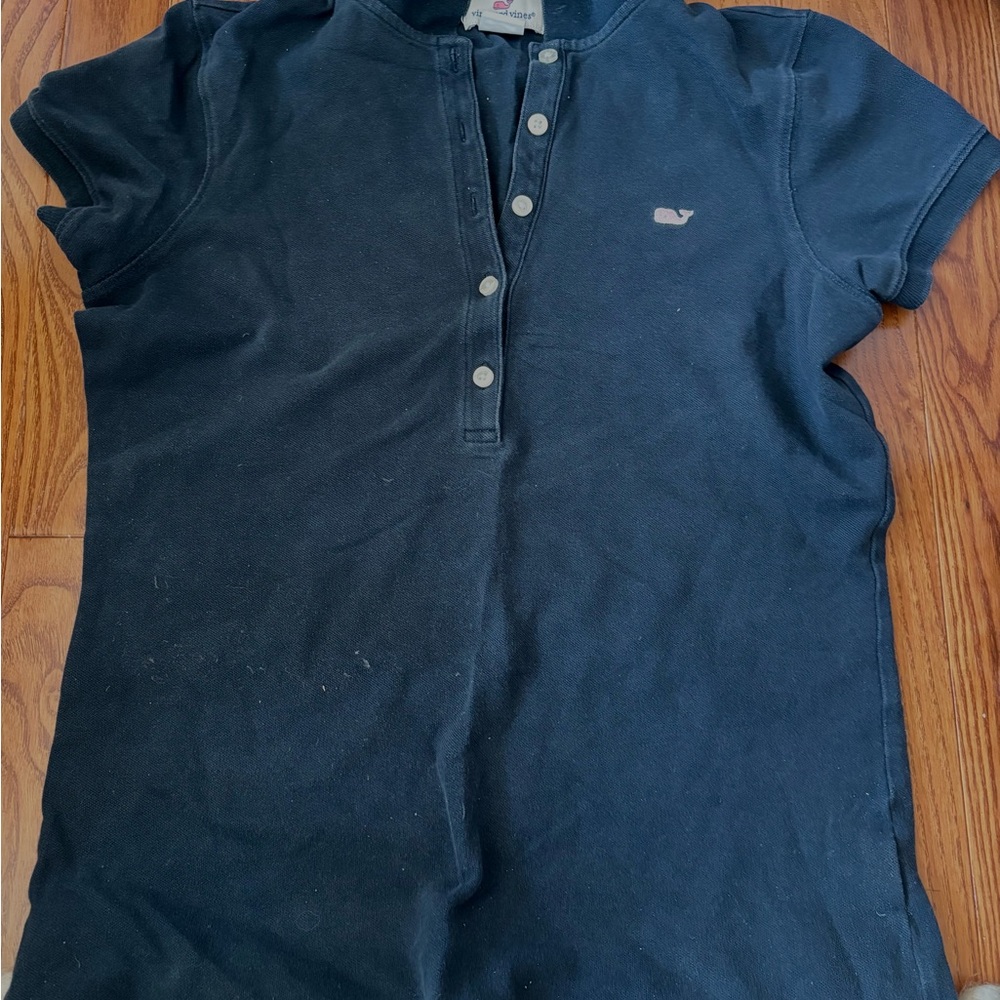 Vineyard Vines Women's Navy Polo Shirt